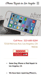 Mobile Screenshot of iphonerepair-inlosangeles.com